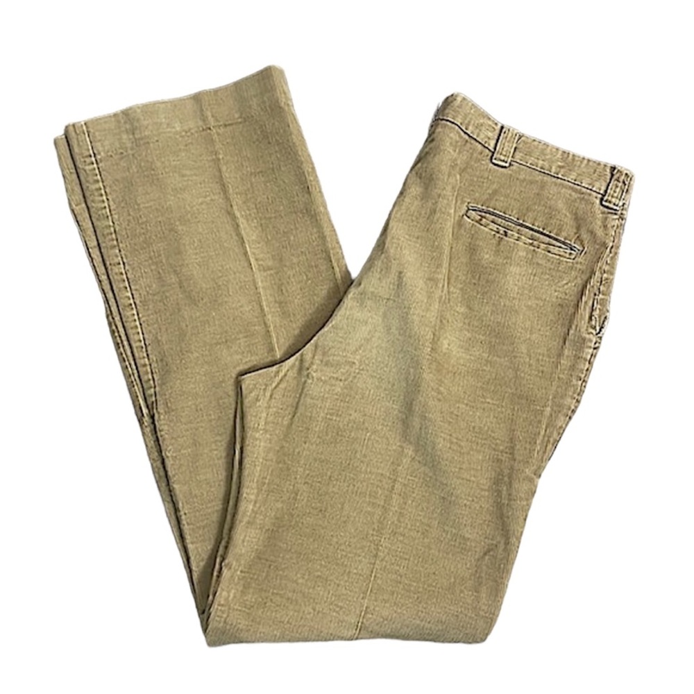 Size 38x35 Vintage h.i.s. Straight Wide Tan Corduroy Pants
